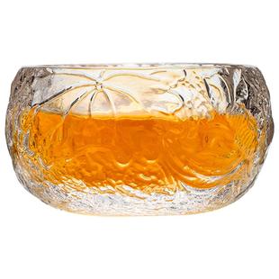 云术 日式琉璃冰冻烧茶杯古法手工主人杯品茗单杯小茶盏功夫茶具