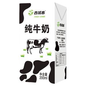 新疆西域春纯牛奶整箱