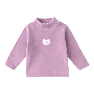 【无骨缝制】宝宝打底衫冬半高领儿童冬季上衣加绒加厚男宝冬装潮