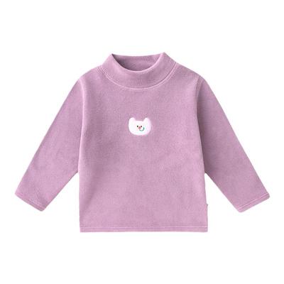 【无骨缝制】宝宝打底衫冬半高领儿童冬季上衣加绒加厚男宝冬装潮