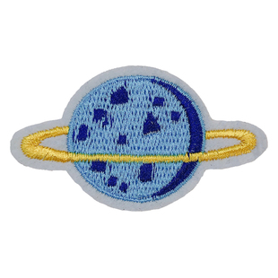 布贴刺绣贴花自粘宇航员免缝贴布图案羽绒服衣服装饰破洞贴补丁贴