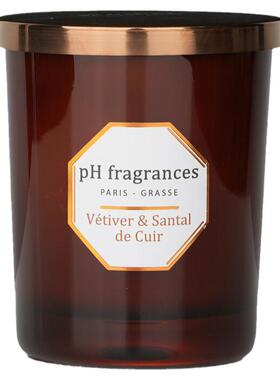 pH fragrances - 香氛蜡烛 - 香根草和檀香木 180g/6.3oz