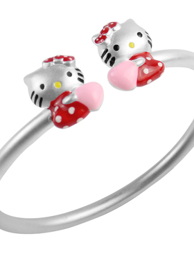 纯银手镯HelloKitty可爱公主亲子款宝宝儿童婴儿女新年礼物新品