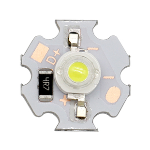 3W高亮晶元led灯珠直流3.7V5V12伏24v电池电瓶小灯板手电筒射灯芯