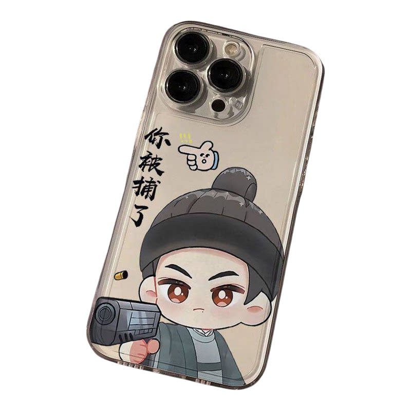 红米TURBO5藏海传Q版肖战iPhone3苹果12创意VIVOIQOO15透明14ProMax卡通软华为MATE80小米17适用16PLUS手机壳