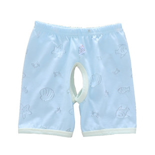 婴儿短裤夏季薄款0-3新生宝宝开裆裤子男宝纯棉女夏莫代尔小裤衩
