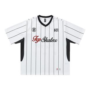 FCPskate. Striped Jersey条纹球衣 美式街头滑板嘻哈街舞短袖tee