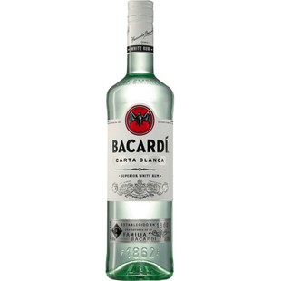 洋酒Bacardi百加得白朗姆酒调酒烘培鸡尾酒基酒750ml莫吉托Mojito