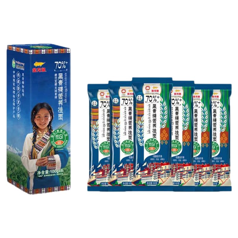金龙鱼丰益堂青稞苦荞挂面粗粮