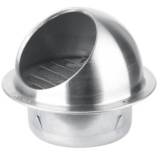 304不锈钢风帽油烟机排烟管 排风防风罩新风外墙出通风口网罩排气