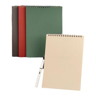 英瑞克线圈笔记本简约ins风上翻线圈本a5加厚大学生考研本子推荐记录本a5横线a7本不硌手记事本文具厚本子