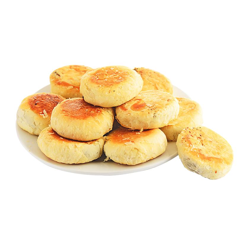 湖北荊門特產(chǎn)紅糖餡餅傳統(tǒng)糕點(diǎn)酥餅肉松板栗餅綠豆餡餅非矮子餡餅