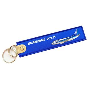 我爱飞行|ANA全日空波音737飞机刺绣汽车钥匙扣机组行李箱挂件