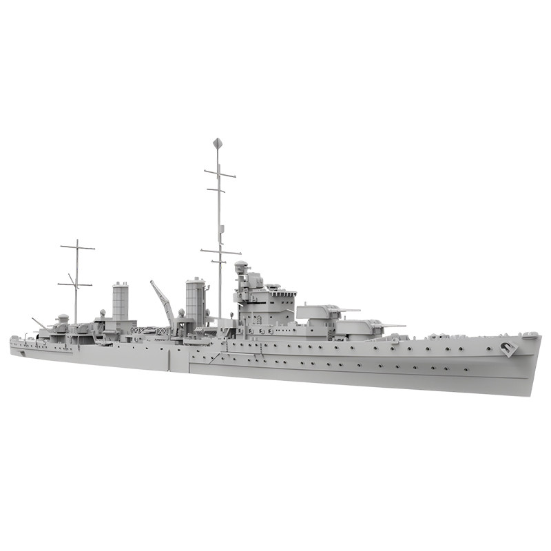 鹰翔 1109S 1/700 佩内洛珀号轻巡洋舰1940 普通/豪华版 拼装模型
