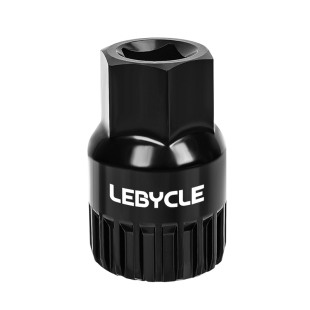 LEBYCLE山地自行车中轴套筒通用方孔拆卸安装工具拆装防脱落套装
