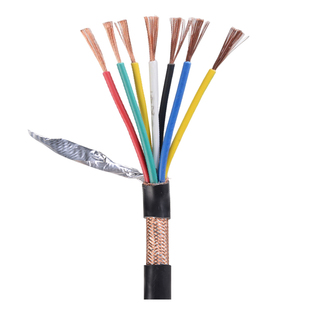 国标KVVRP/RVVP屏蔽23456789芯0.5 0.75 1 1.5平护套信号控制线