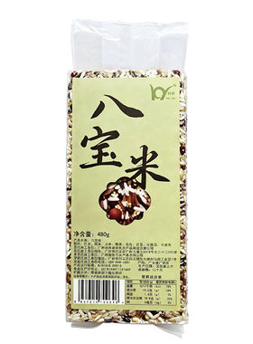 科誉八宝米480g 红米黑米糯米小米荞麦花生红豆杂粮 八宝粥煮饭