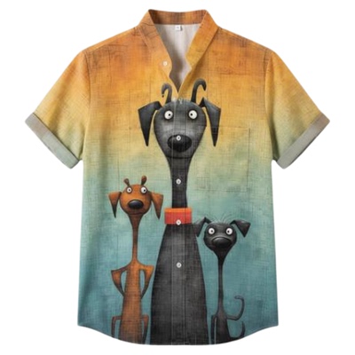 3D animal digital loose sports shirt  3D动物数码宽松运动衬衫