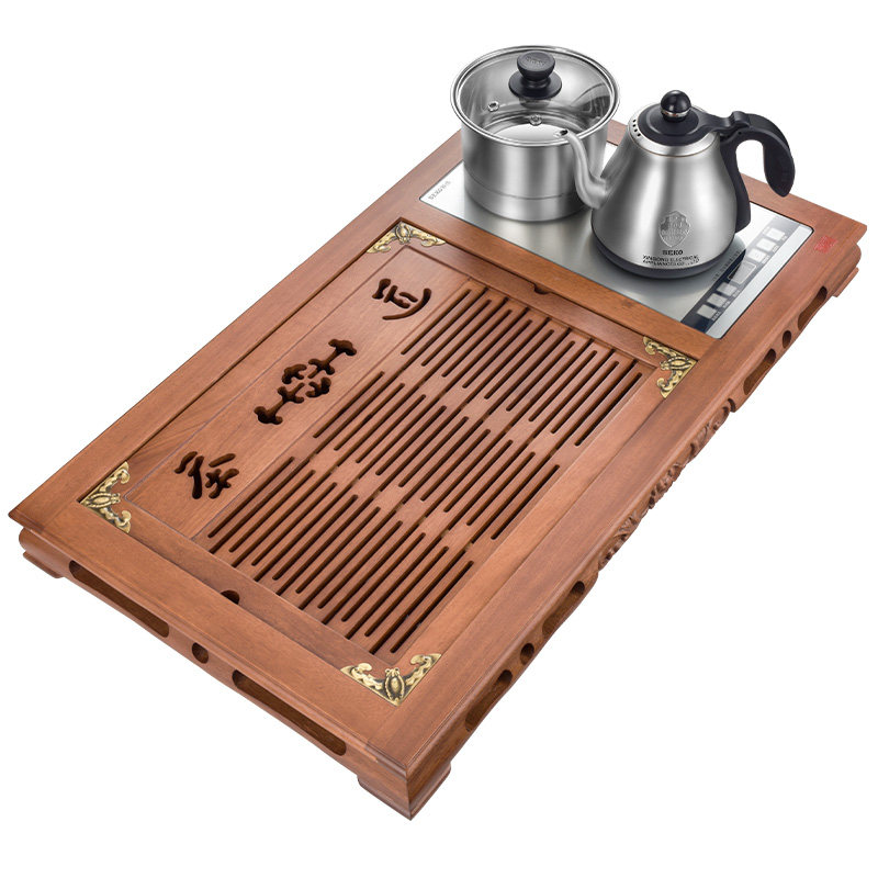 新功全自动套装一体实木茶盘家用
