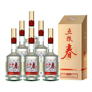 [酒厂直营]五粮春第二代45度高度纯粮食酒浓香送礼白酒500ml*6