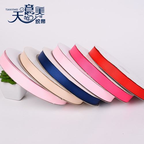 新品 【天意美】6分罗纹带100码 发夹发饰DIY装饰螺纹带丝带