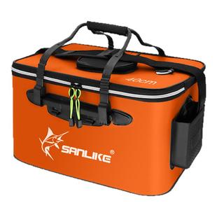 活鱼桶加厚鱼护桶钓鱼桶增氧泵折叠便携溪流硬壳水桶多功能一体