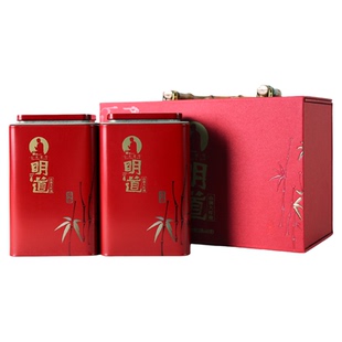 明道武夷山原产一级大红袍茶叶正宗岩茶茶叶礼盒高档送礼年货礼盒