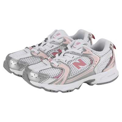 New Balance nb童鞋女童0-4岁小童粉色拼接缓震网面运动鞋IZ530EC
