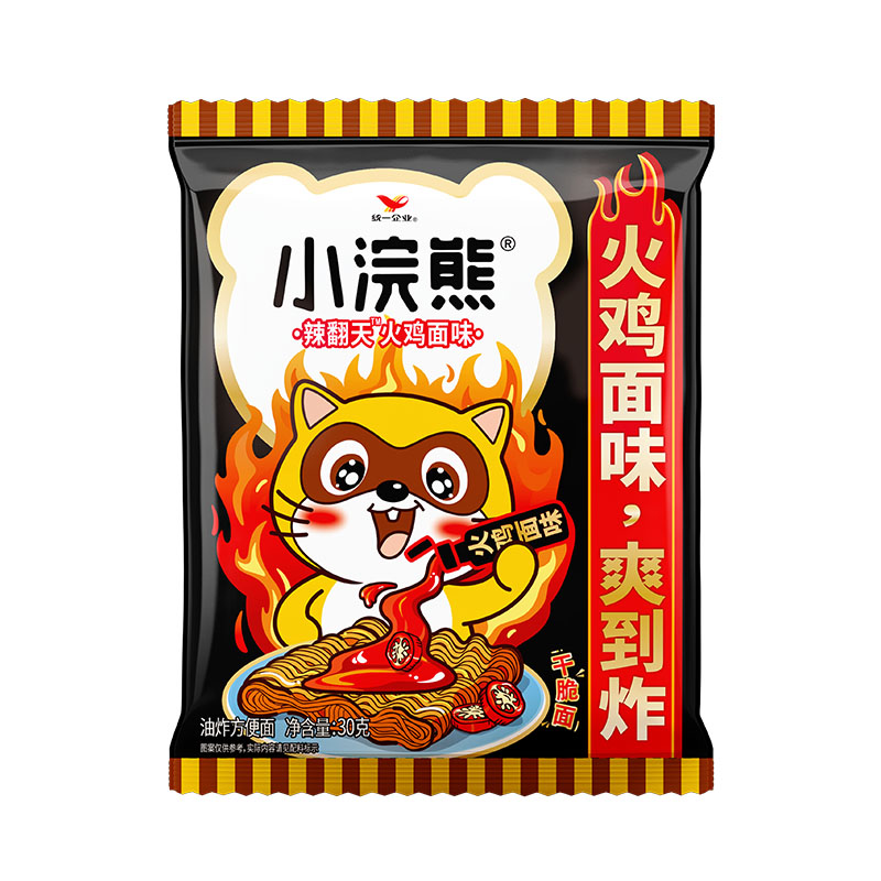 小浣熊辣翻天火鸡面味干脆面30g