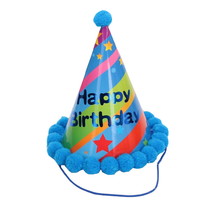 派对装饰生日快乐生日帽10个装