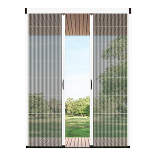 防蚊推拉无下轨纱门高透a型隐形纱窗易拆洗折叠沙窗沙门家用商用