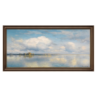 客厅装饰画风景油画壁画艺术挂画