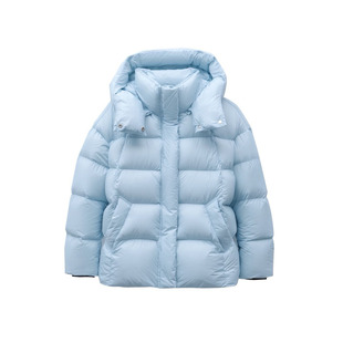 2025新款90白鹅绒加厚一手长羽绒服帽子可拆卸泡芙韩版鹅绒服外套