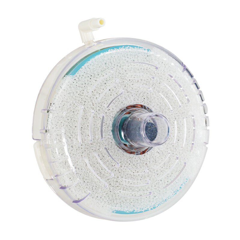 水妖精小型鱼缸过滤器三合一增氧气动迷你吸便器超静音内置小号泵