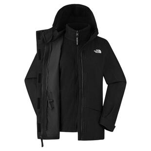 北面三合一冲锋衣女25秋冬新款户外防泼溅防风硬壳登山服外套8ED0