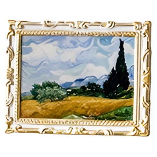 可爱日子 世界名画欧式小相框冰箱贴复古文艺梵高油画装饰磁性贴