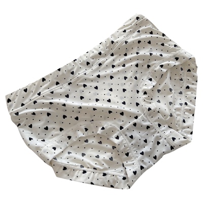 滑溜溜~内裤女冰丝牛奶丝无痕大码薄款黑格子豹纹三角裤新款