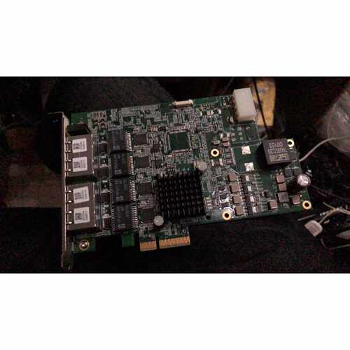 溢价-台湾凌华 PCIe-GIE74 4通道PoE网卡图像采集卡P