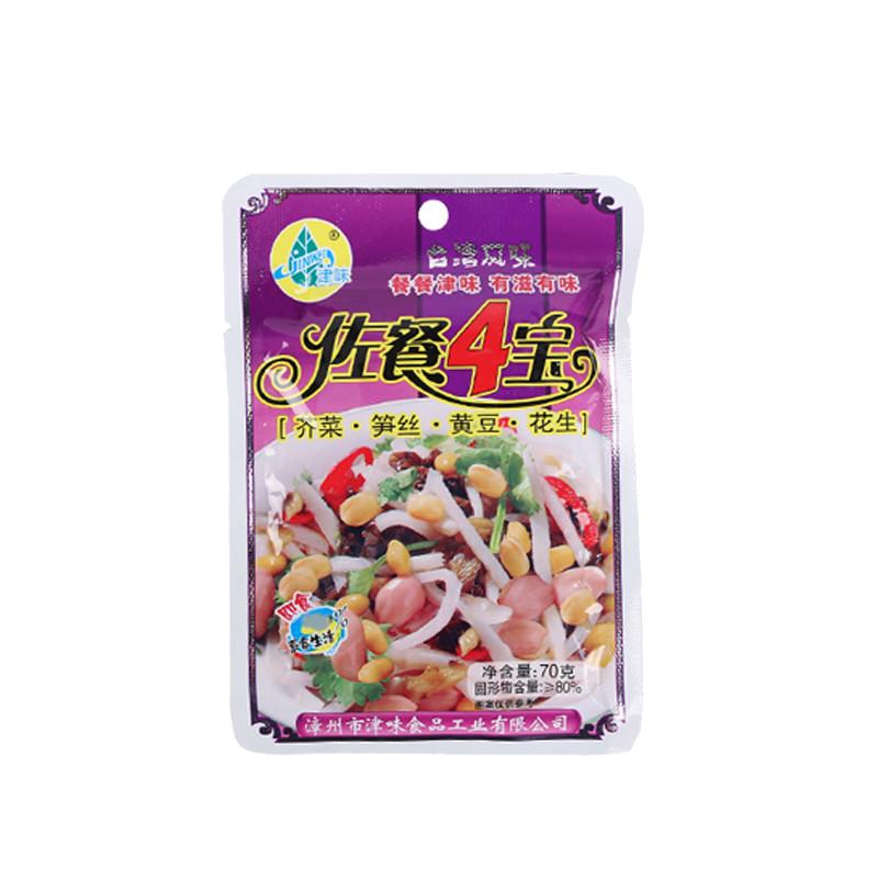 津味佐餐四寶梅菜筍絲整箱30包小菜早餐配粥咸菜腌酸菜下飯菜雪菜