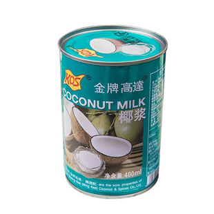 金牌高达椰浆400ml*3罐商用浓缩免煮泰国风味纯椰浆西米椰汁椰奶