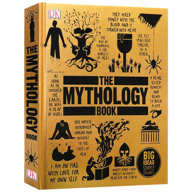 DK人类的思想百科丛书 英文原版 The Mythology Book 儿童神话百科全彩精装大开绘本 DK-Big Ideas Simply Explained 易科学系列