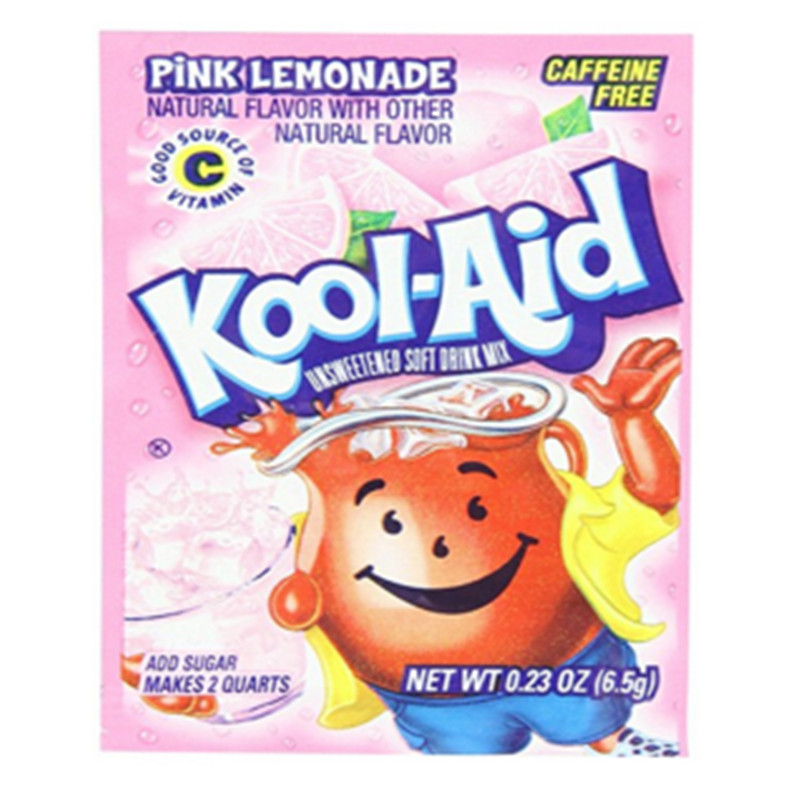 现货进口美国嘻哈酷爱Kool Aid无糖冲粉果汁饮料粉