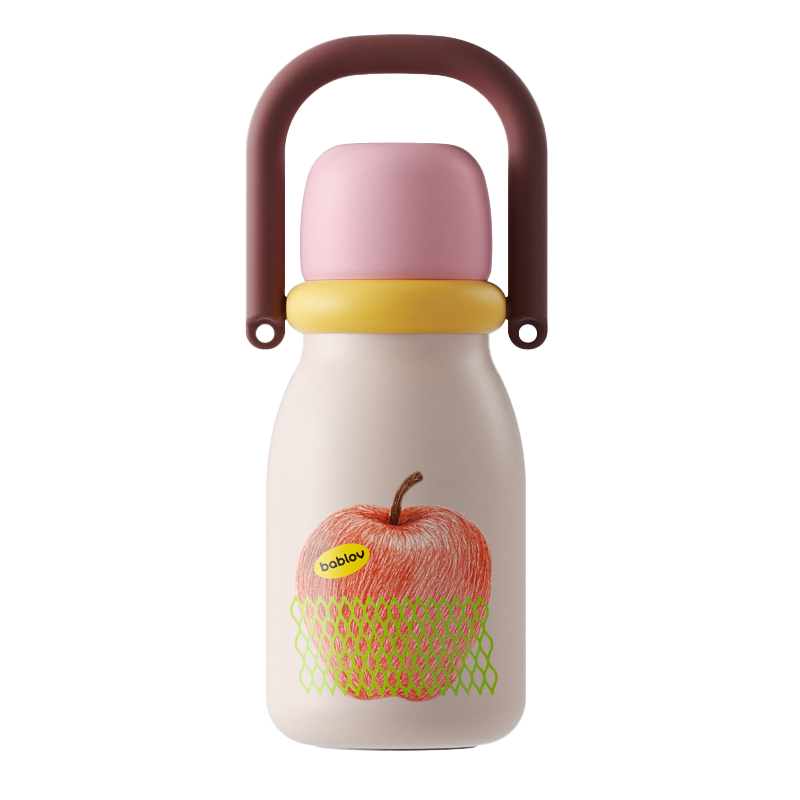 bablov吸管保温杯女生外出便携水杯高颜值新款手提大容量随行杯子