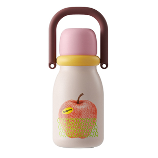 bablov吸管保温杯女生斜挎便携水杯高颜值新款手提大容量礼物杯子