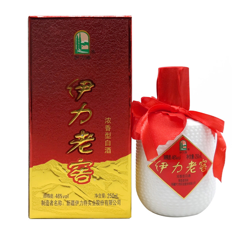 新疆版 伊力特伊力小老窖镀金时白酒/调香白酒