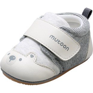 牧童婴儿鞋子2025秋冬新款男童软底6-18个月宝宝棉鞋加绒柔抱鞋女