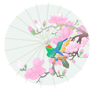 空白绘画小纸伞油diy创意手工制作美术材料幼儿园美工区装饰儿童