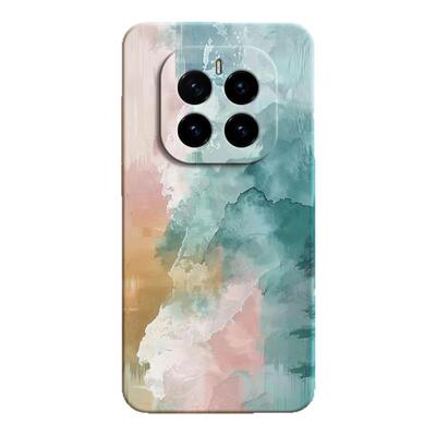 青山色适用荣耀GTPro手机壳HONOR新款保护套油画涂鸦PPG一AN00华为液态硅胶PPGAN全包防摔专用GT男女Pro外壳