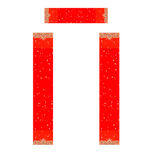 2026新款万年红对联纸蜡染空白手写春联纸对联专用纸无字批发高档加厚宣纸七言红纸过年自写福字春联作品定制