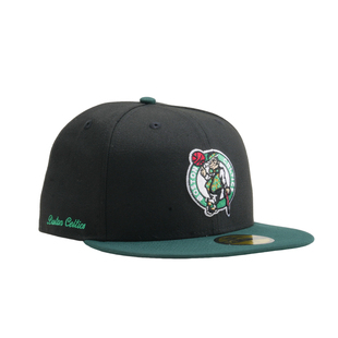 NEWERA X NBA纽亦华 X NBA联名5950平沿全封闭棒球帽拼色凯尔特人